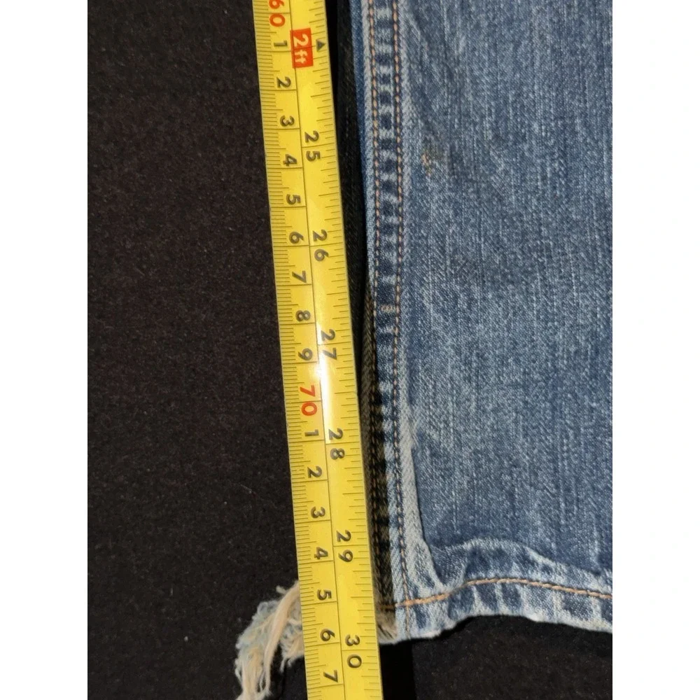 Polo Ralph Lauren Distressed Denim Jeans Made In Mexico Size 32x30